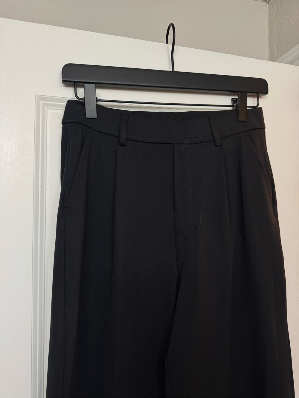 Halara High-Waist Black Wide-Leg Women's Trousers - Picture 2 of 10